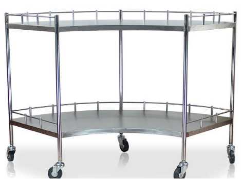 不锈钢扇形推车